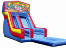 Happy Birthday Kids waterslide wet or dry slide