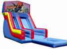 Superman waterslide wet or dry slide